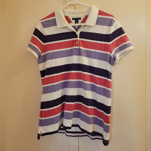 Stripe Slim Fit Polo Shirt - Picture 2 of 3